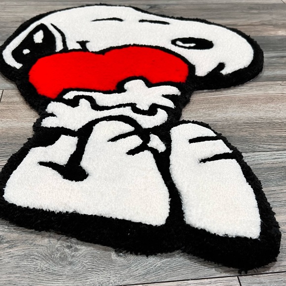Custom Handmade Snoopy rug